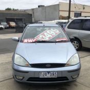 2004 FORD FOCUS 4 DOOR HATCH   1.8 LITRE ENGINE   4 CYLINDER   UNLEADED FUEL   5 SPEED MANUAL   DUAL